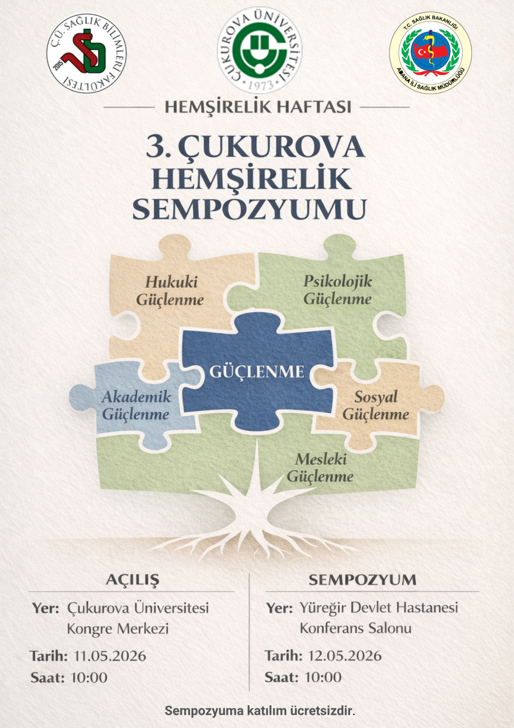 3. ÇUKUROVA HEMŞİRELİK SEMPOZYUMU